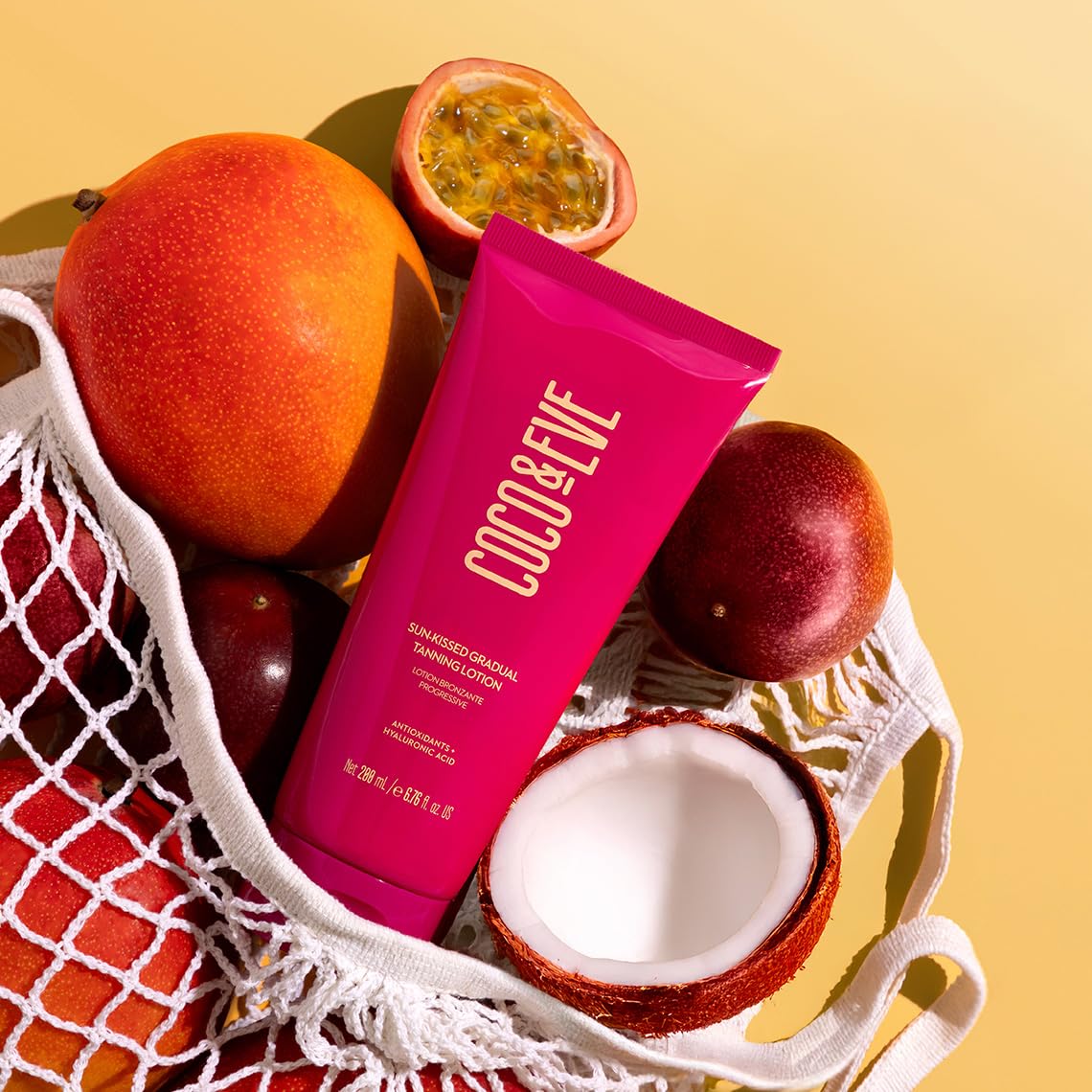 Coco & Eve Sun-kissed Gradual Tanning Lotion delivers 72-hour hydration for supple skin