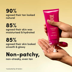Pump dispenser on Coco & Eve Sun-kissed Gradual Tanning Lotion for easy, mess-free application