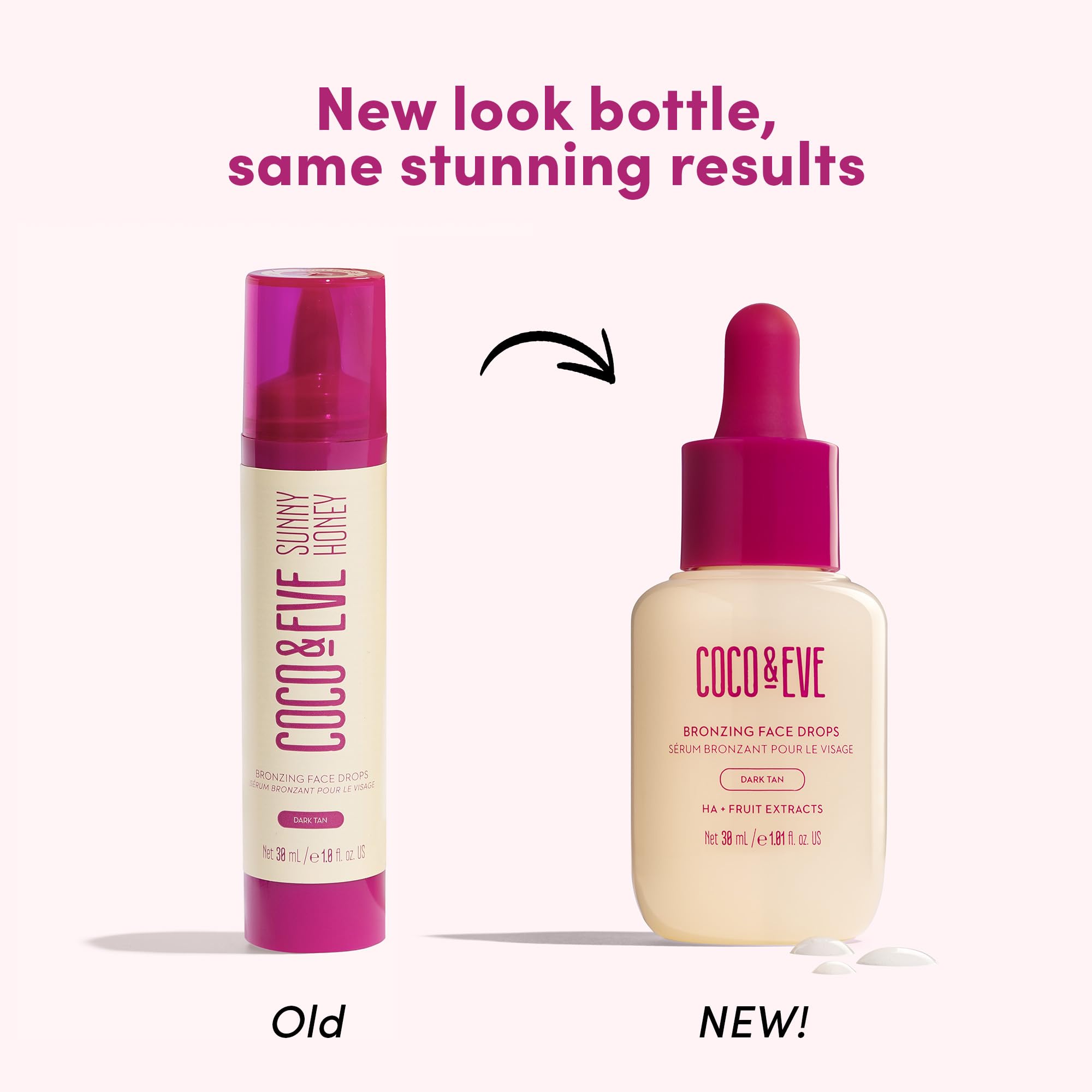Coco & Eve Sunny Honey indoor tan progress captures a sunless tanning outcome.