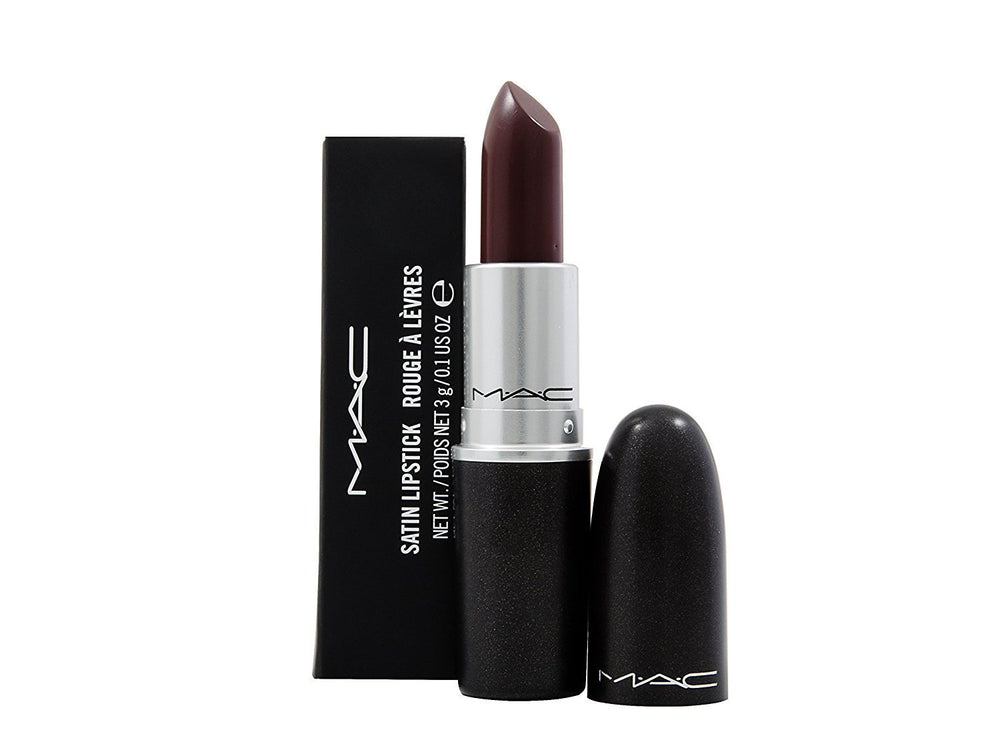 CoCo-Shop MAC Satin Lipstick Cyber swatch with creamy satin finish and long-lasting color