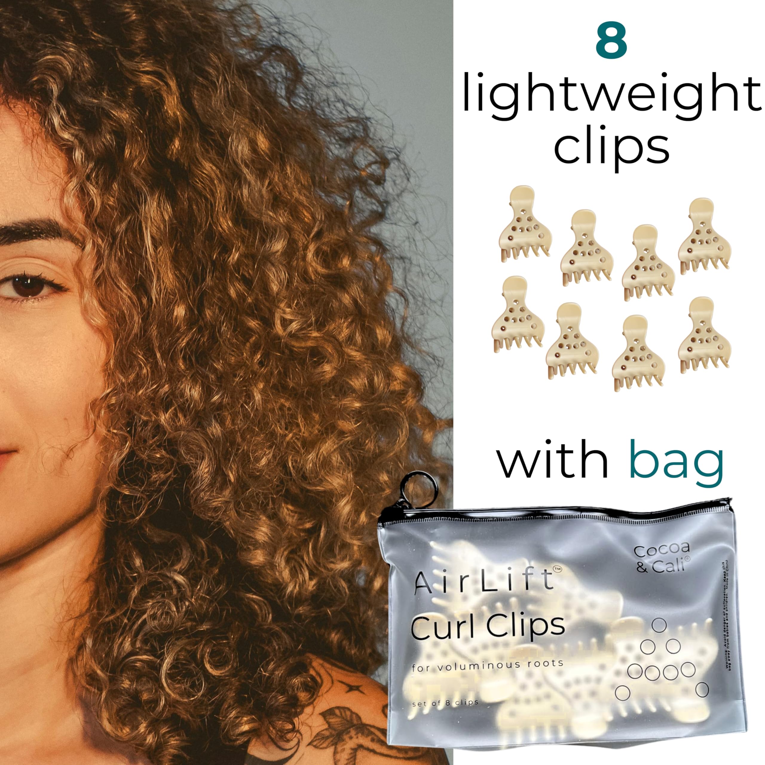 Cocoa & Cali AirLift easy removal minimizes snagging and preserves curls.