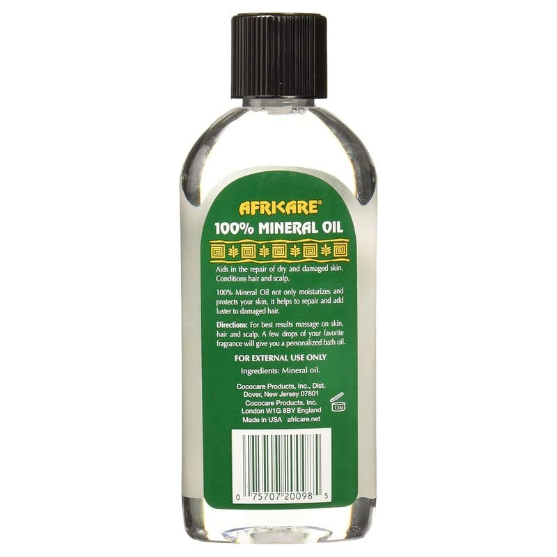 COCOCARE Africare mineral oil texture close-up illustrating smooth application