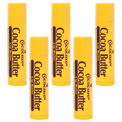 COCOCARE Cocoa Butter Lip Balm tube provides rich hydration for smooth lips.