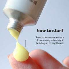 Cocokind Beginner Retinol Gel ingredients featuring aloe, cica, and squalane support hydration.
