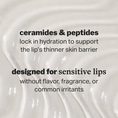 Cocokind Ceramide Lip Blur Balm Be Real ring-cap detail highlights easy attachment.