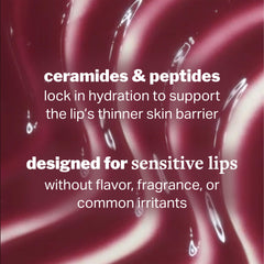 Cocokind Be Bold Burgundy balm gliding to a smooth glossy finish on lips