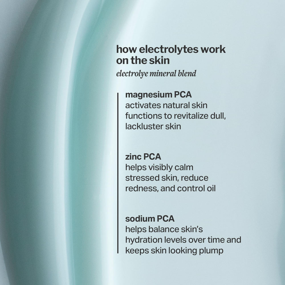 Close-up of Cocokind Electrolyte Water Cream gel texture for quick absorption