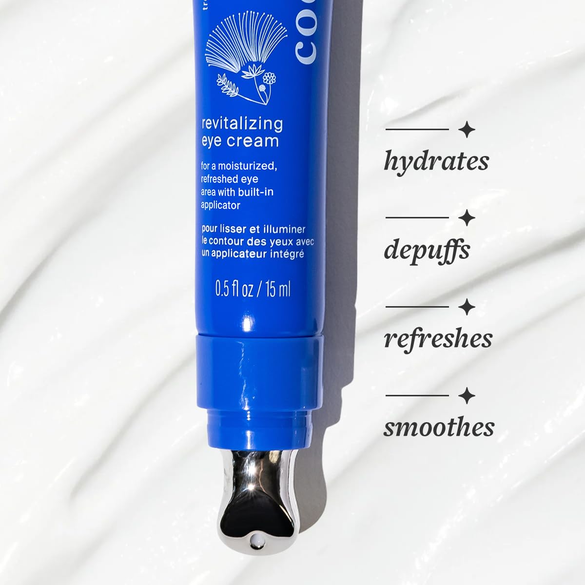 Cocokind Eye Cream vegan and fragrance-free for clean care.
