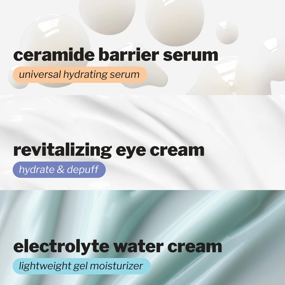 Cocokind Hydration Heros Set daily routine scene suggests hydration and calm skin.