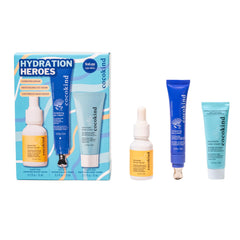 Cocokind Hydration Heros Set serum bottle showcased for deep hydration and barrier support.