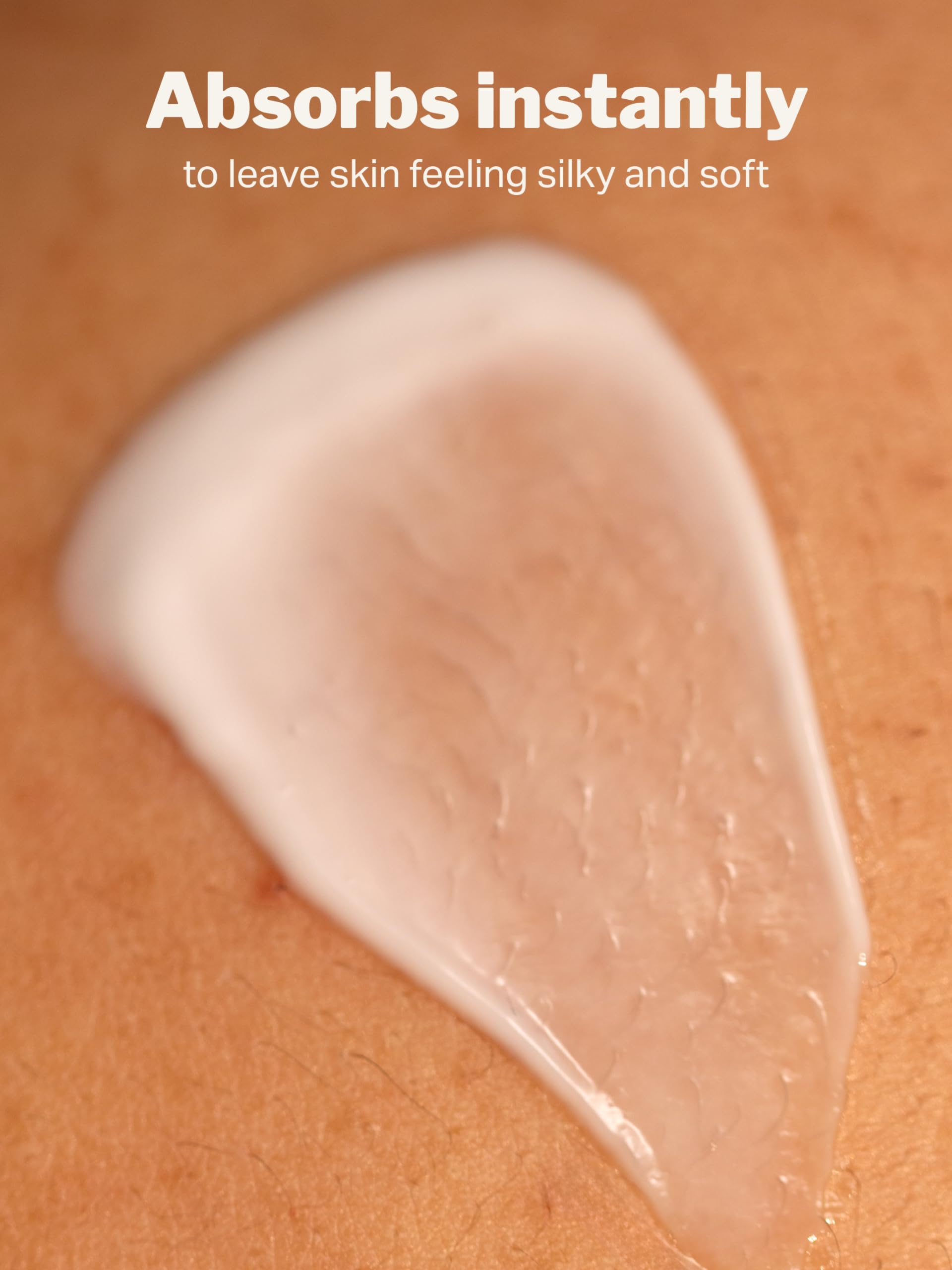 Cocokind Retinol Body Cream texture swatch illustrating creamy, smooth application.