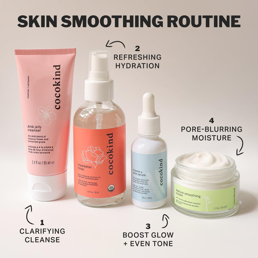 Cocokind Rosewater Toner ingredients spotlight featuring rose hydrosol hydration