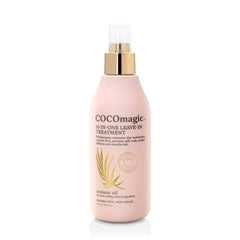 Cocomagic 10-in-1 leave-in bottle delivers hydration and smoothness.
