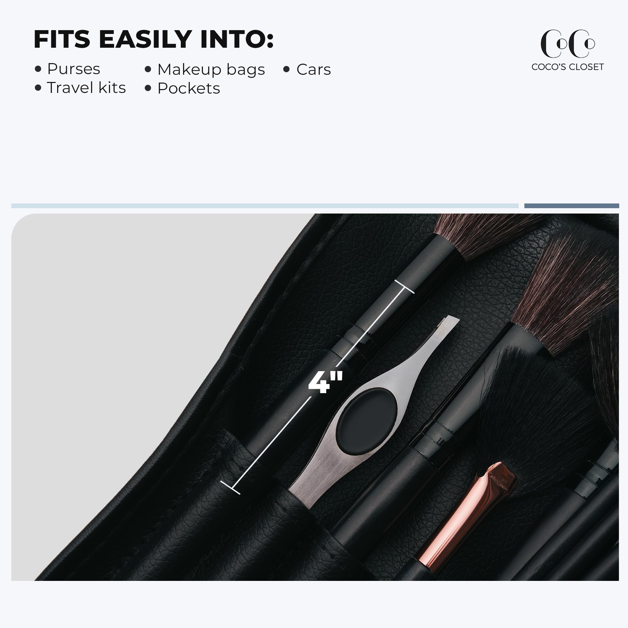 Coco's Closet surgical-grade steel tweezers staying sharp and rust-resistant