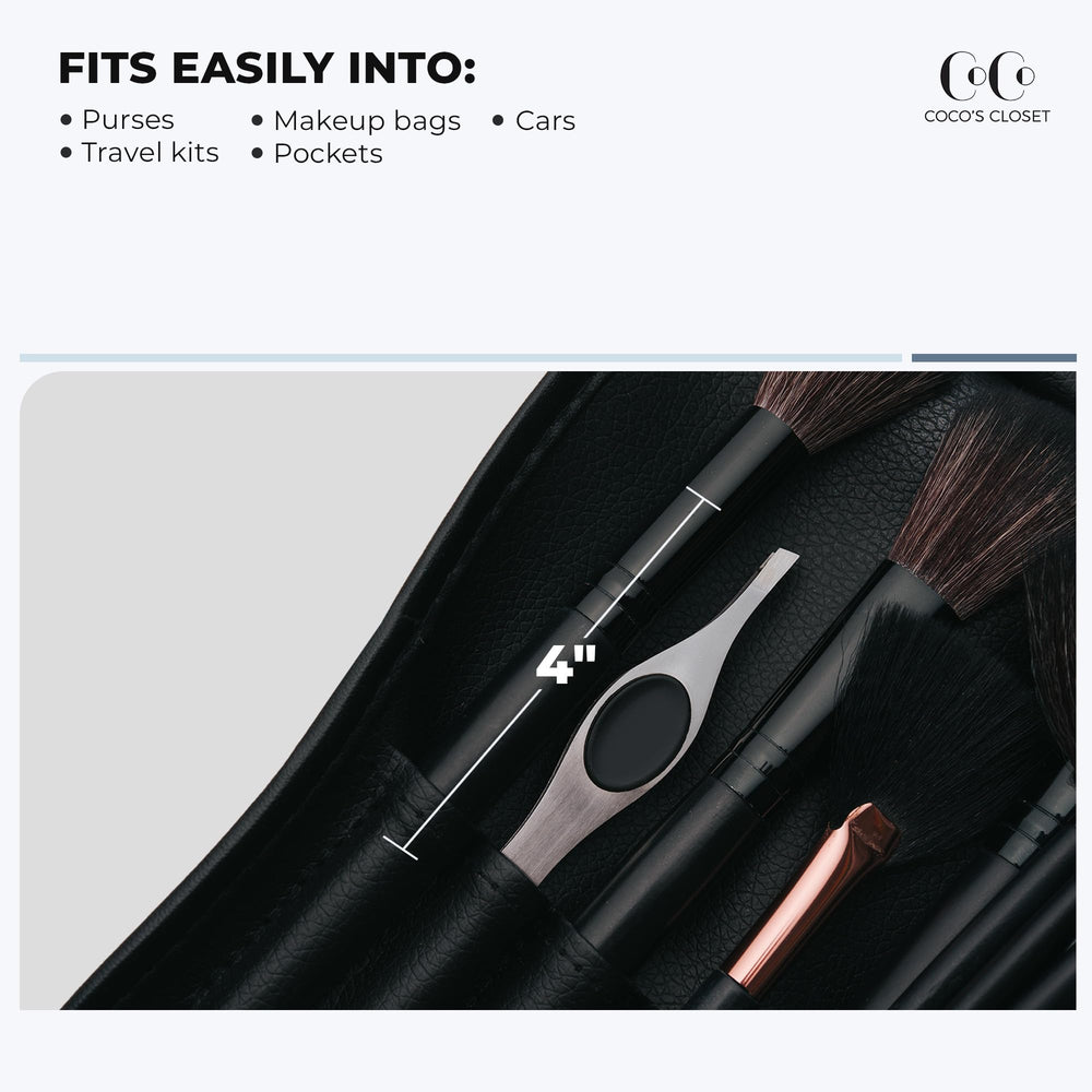 Coco's Closet surgical-grade steel tweezers staying sharp and rust-resistant