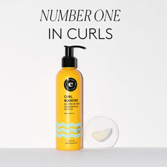 COCUNAT Curl Booster Gel with argan oil close-up for hydrated curls