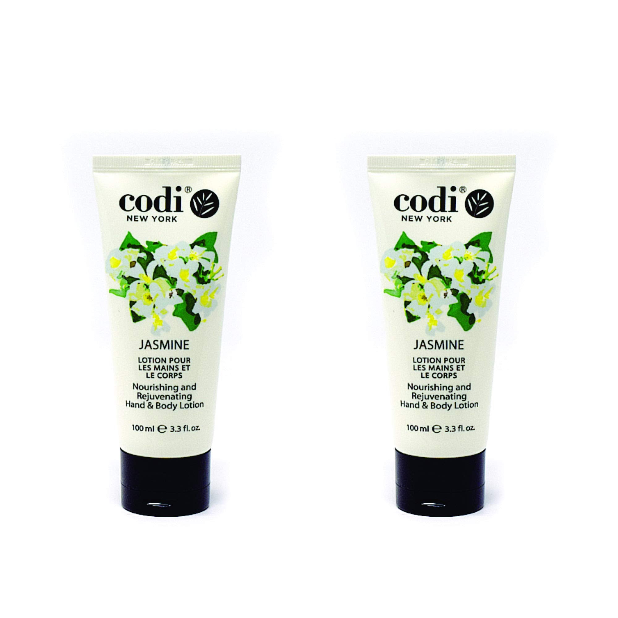 CODi Jasmine Lotion tubes-display shows convenient multi-pack ideal for family use.