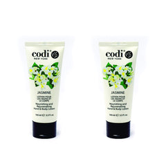 CODi Jasmine Lotion tubes-display shows convenient multi-pack ideal for family use.