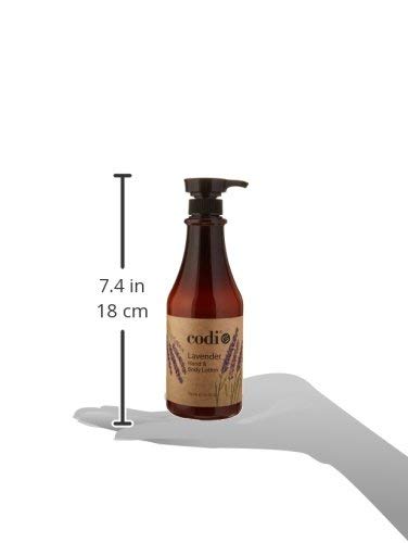 CODi Lavender Lotion close-up with lavender aroma emphasizes a calming scent.