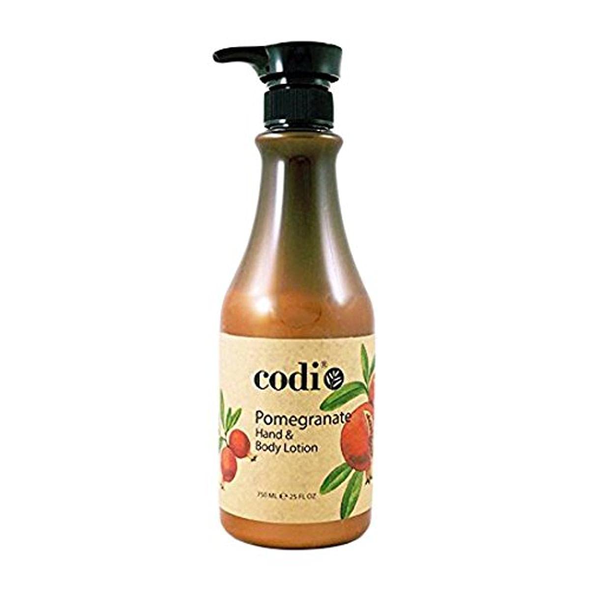 Codi Pomegranate Hand and Body Lotion bottle for rich hydration and fragrance
