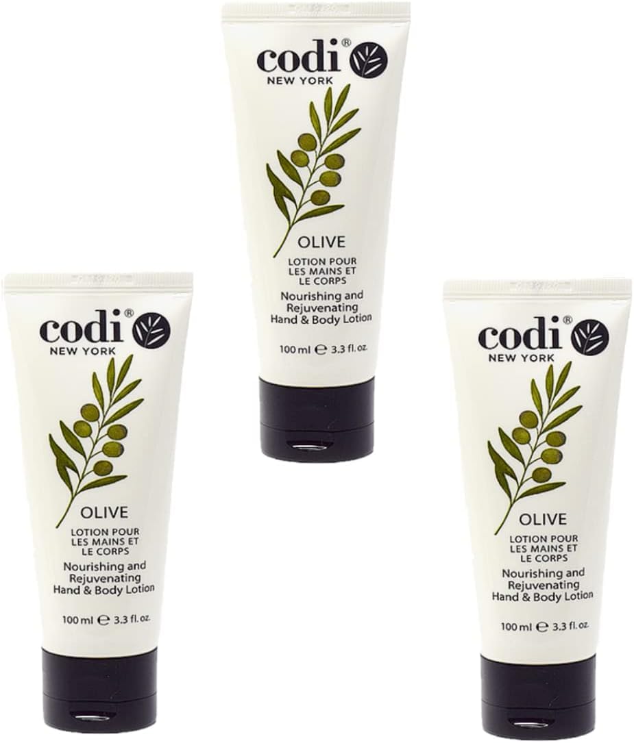 CodiNCodi Olive Lotion bottle for nourishing hydration on dry elbows and knees