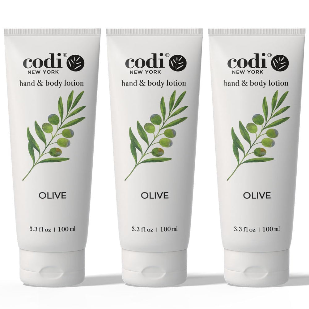 CodiNCodi Olive Lotion bottle for nourishing hydration on dry elbows and knees