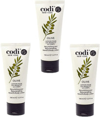 CodiNCodi Olive Lotion bottle for nourishing hydration on dry elbows and knees
