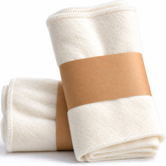 Cogetoro front folded flannel showing clean reusable wrap benefit