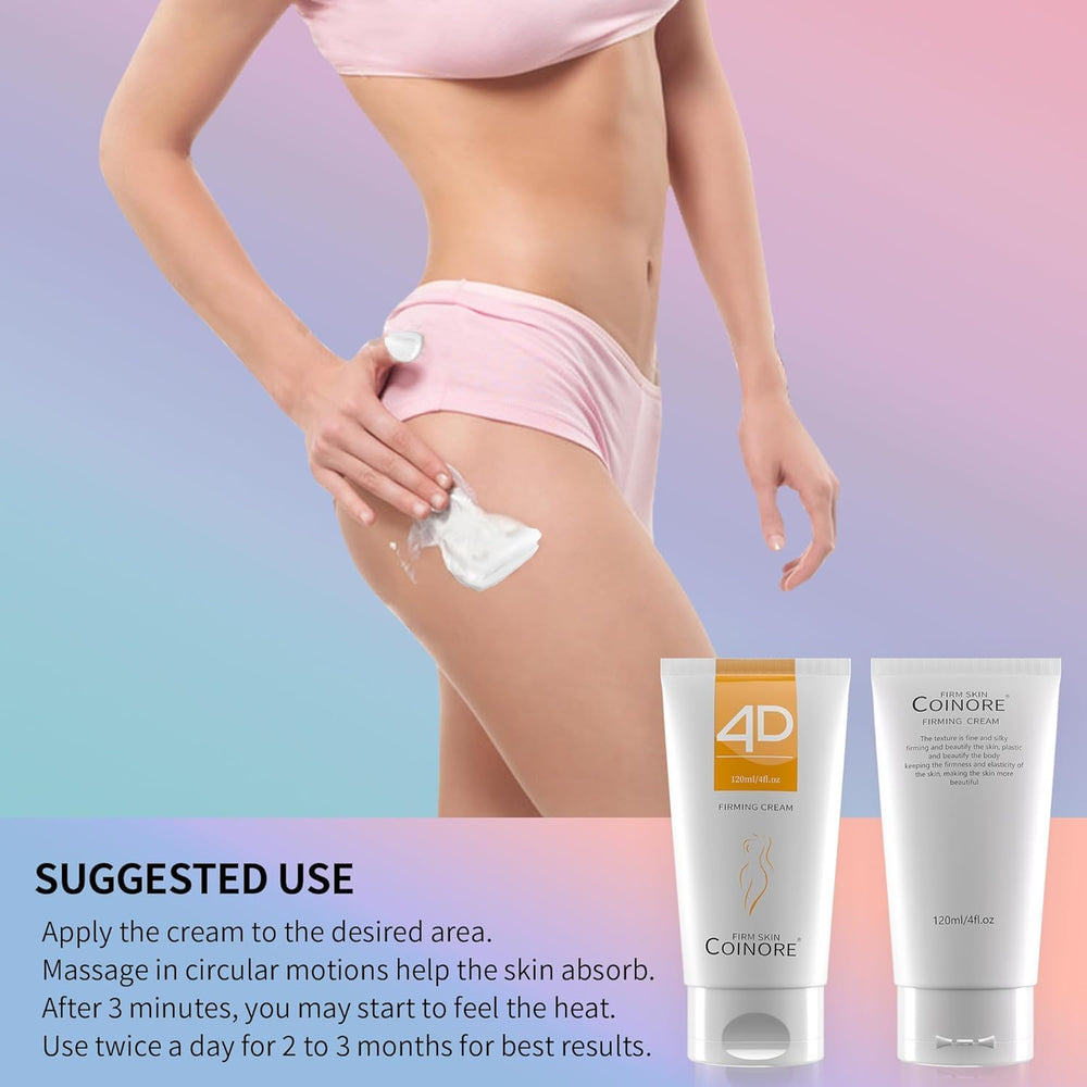 coinore B Flat Belly Firming Cream ingredients visual spotlights actives like caffeine and retinol.