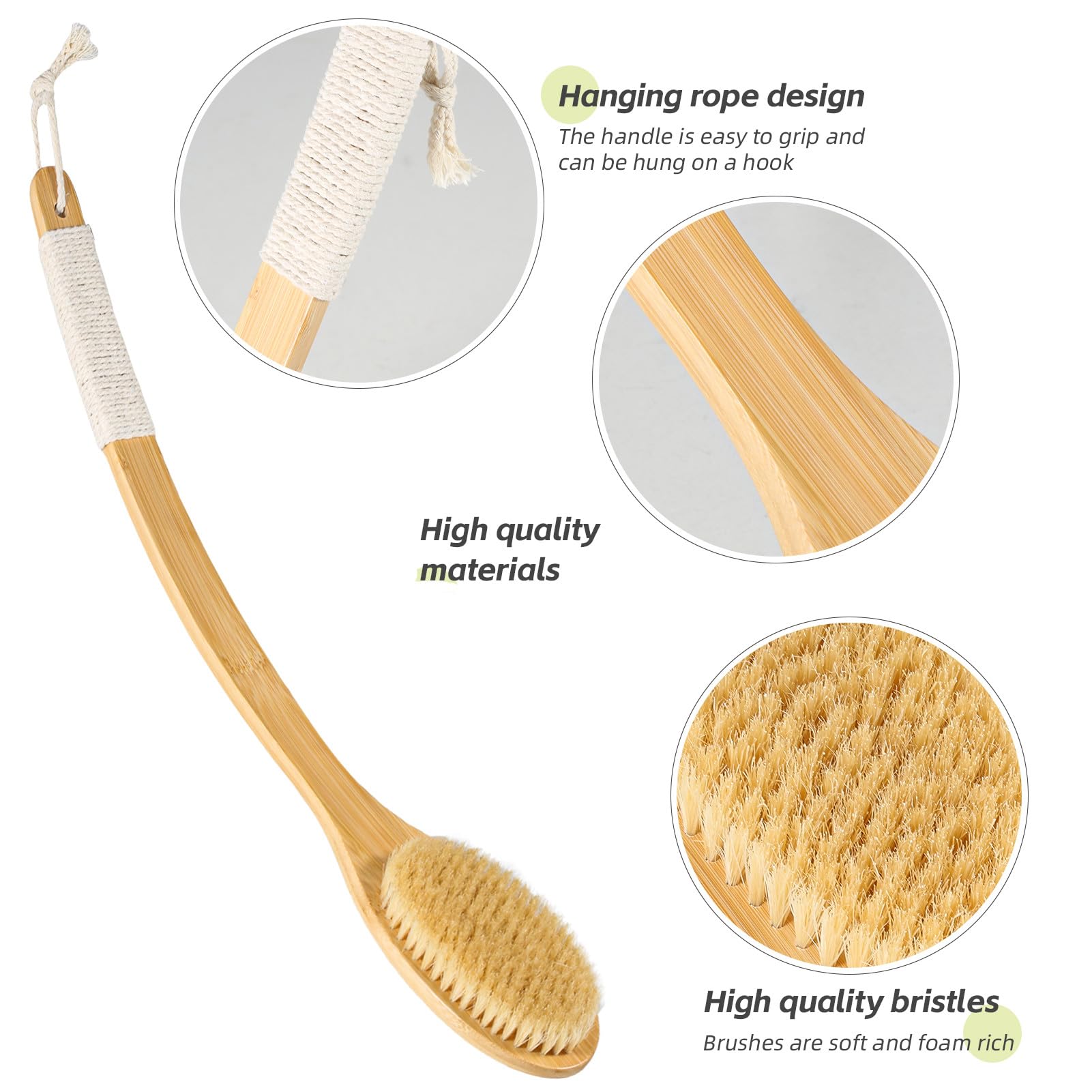 COINPOTIA back-scrubber ergonomic-design delivers comfortable shower cleansing