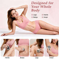 Coklean bikini-area razor demonstrates targeted grooming with gentle glide.