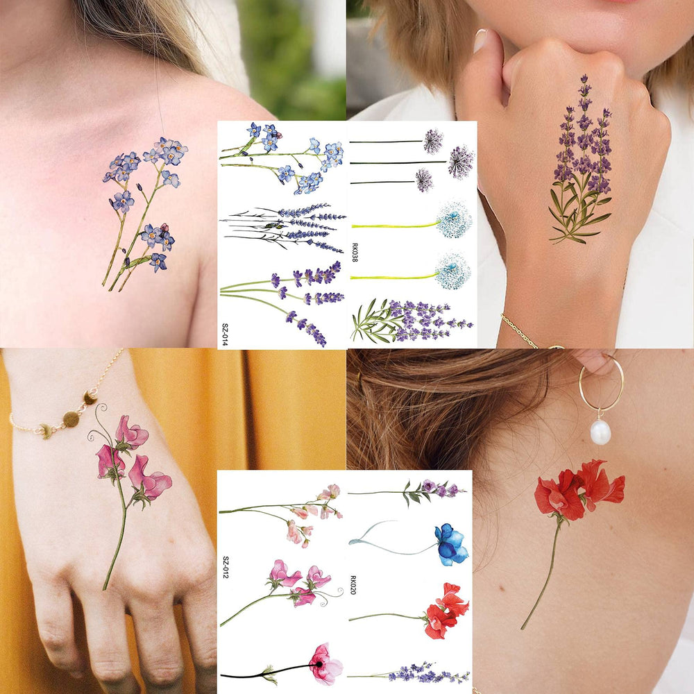 COKTAK bright-color tattoo designs close-up for realistic body art.