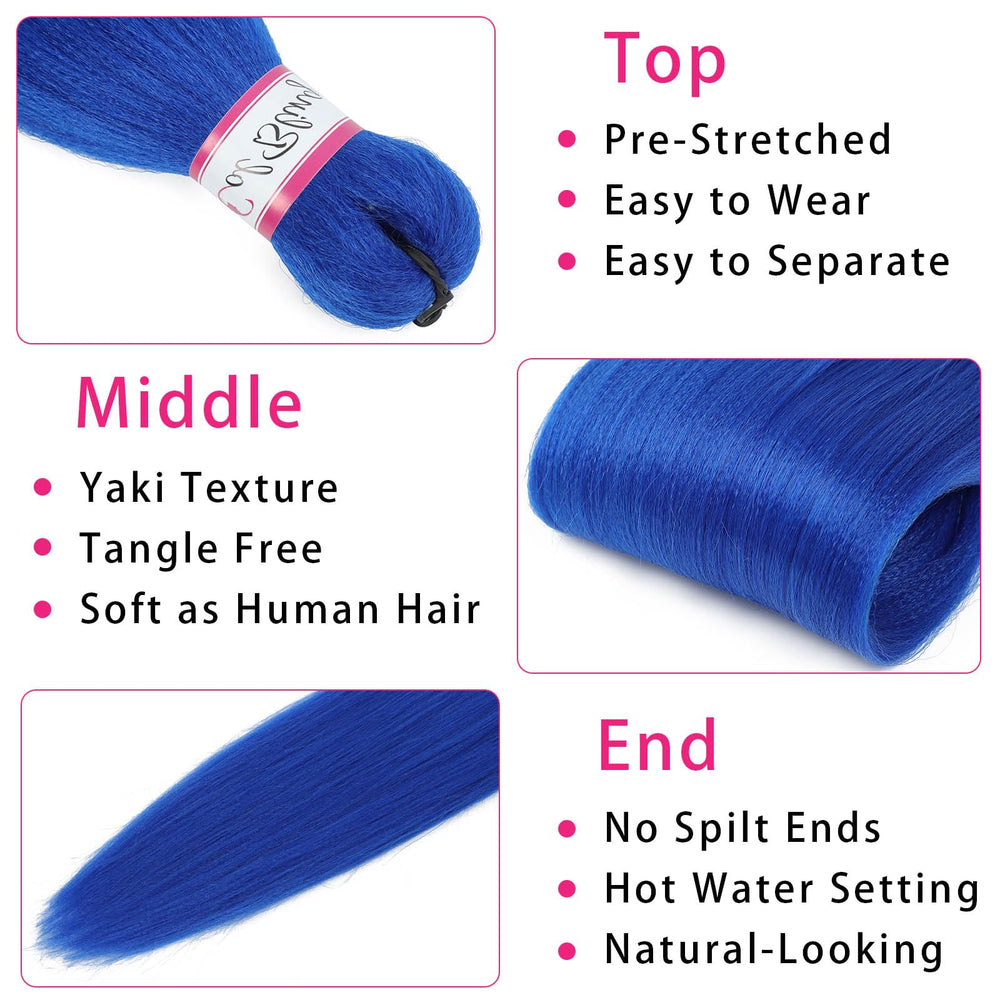 Col Bling blue braiding hair hot-water styling demonstration for versatile looks