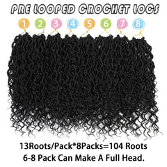Col Bling Goddess Locs crochet needle included helps easy installation.