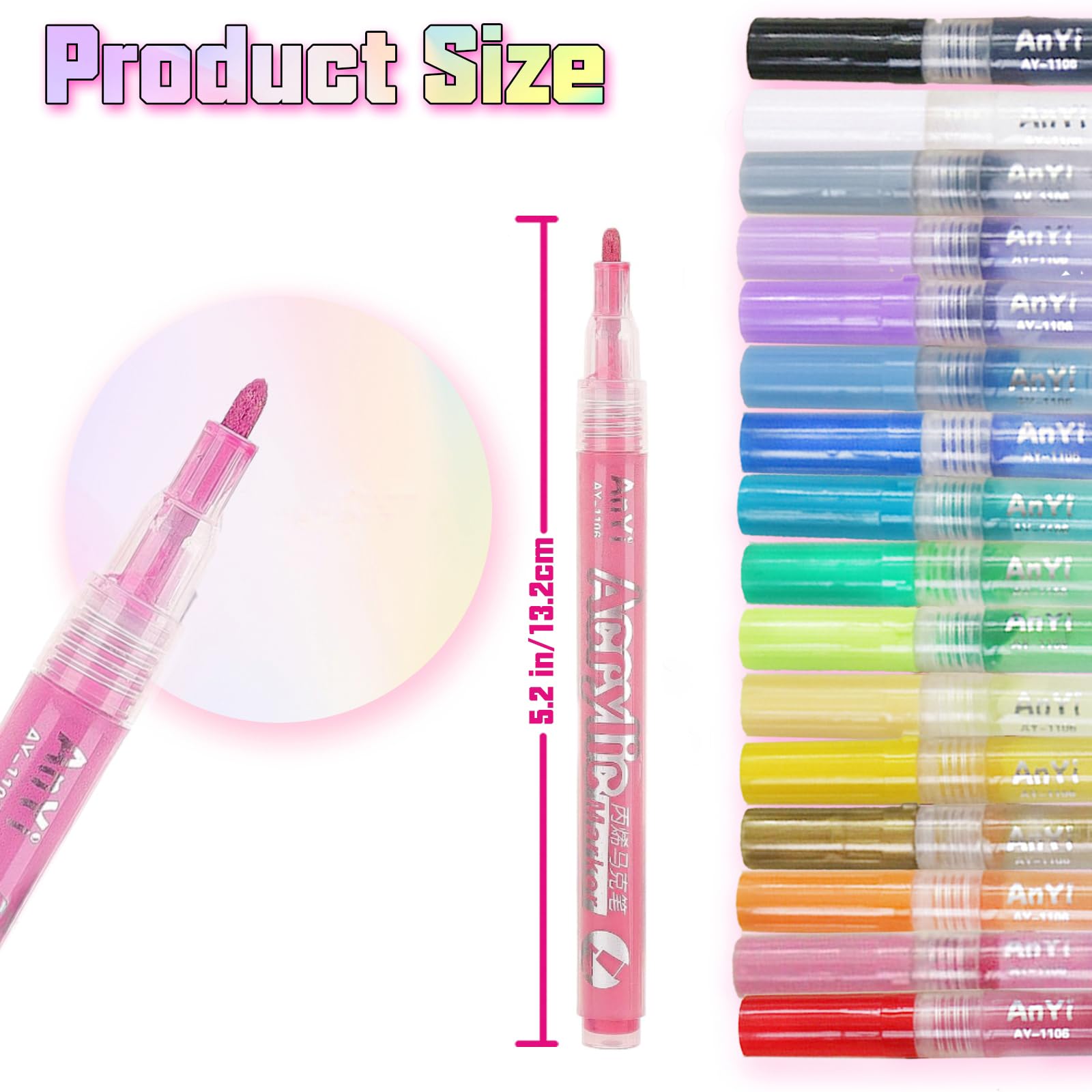 COLAYERIST Nail Art Pens quick-dry feature demonstrated on swatches for fast manicures