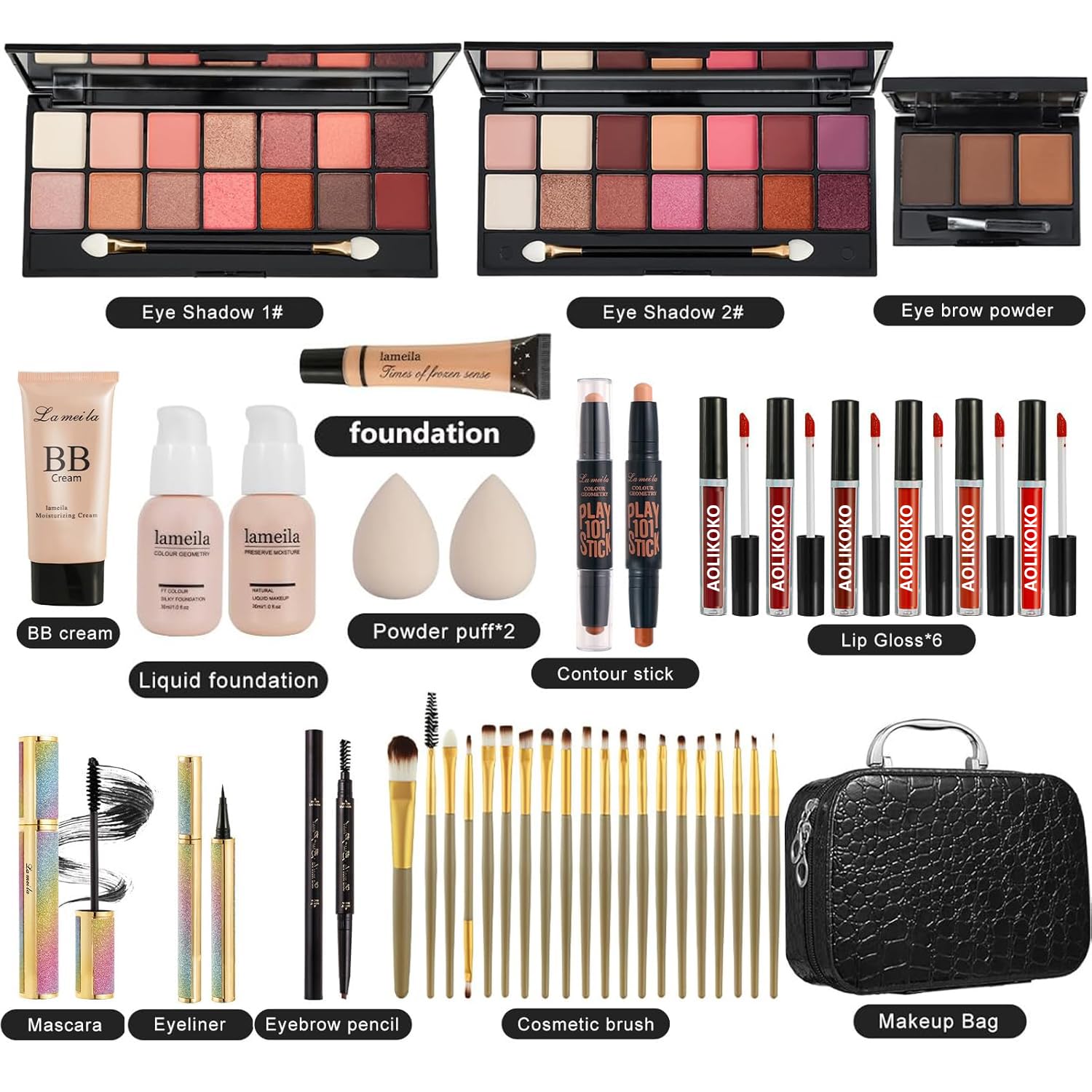 ColiUSA brow powder to define arches with a natural, lasting finish