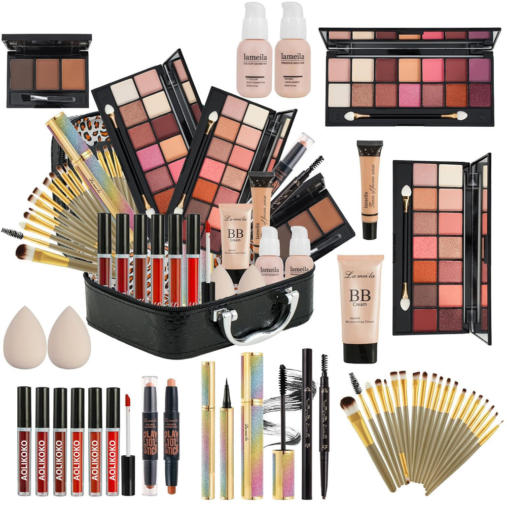 ColiUSA eyeshadow palette with 14 colors for versatile day-to-night looks
