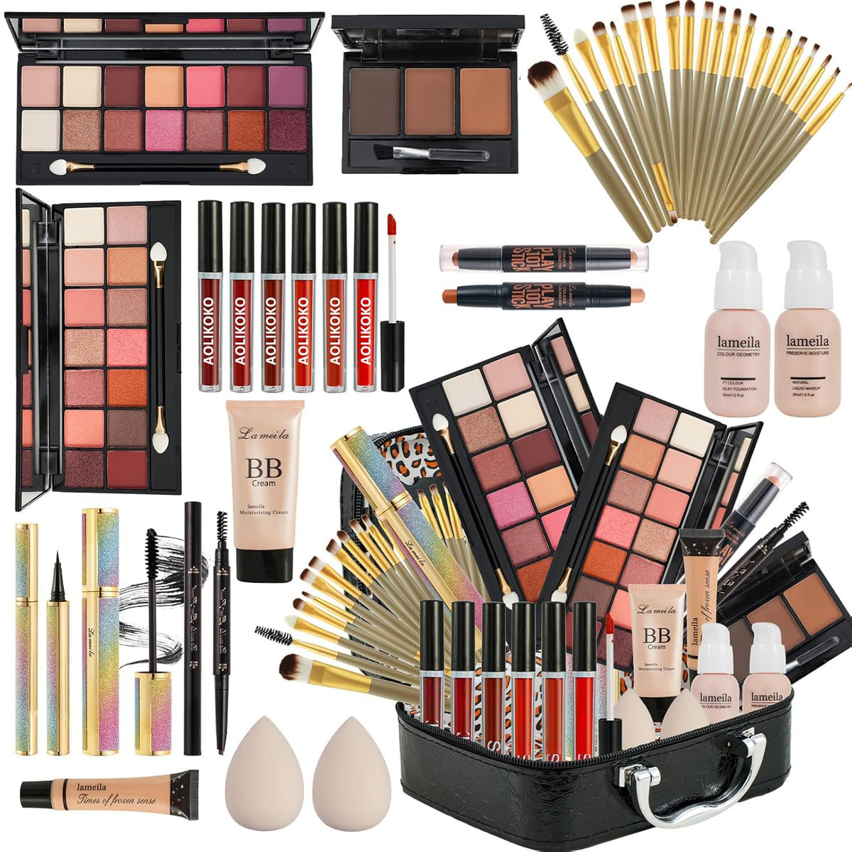 ColiUSA makeup kit storage bag for organized daily routine and easy travel touch-ups