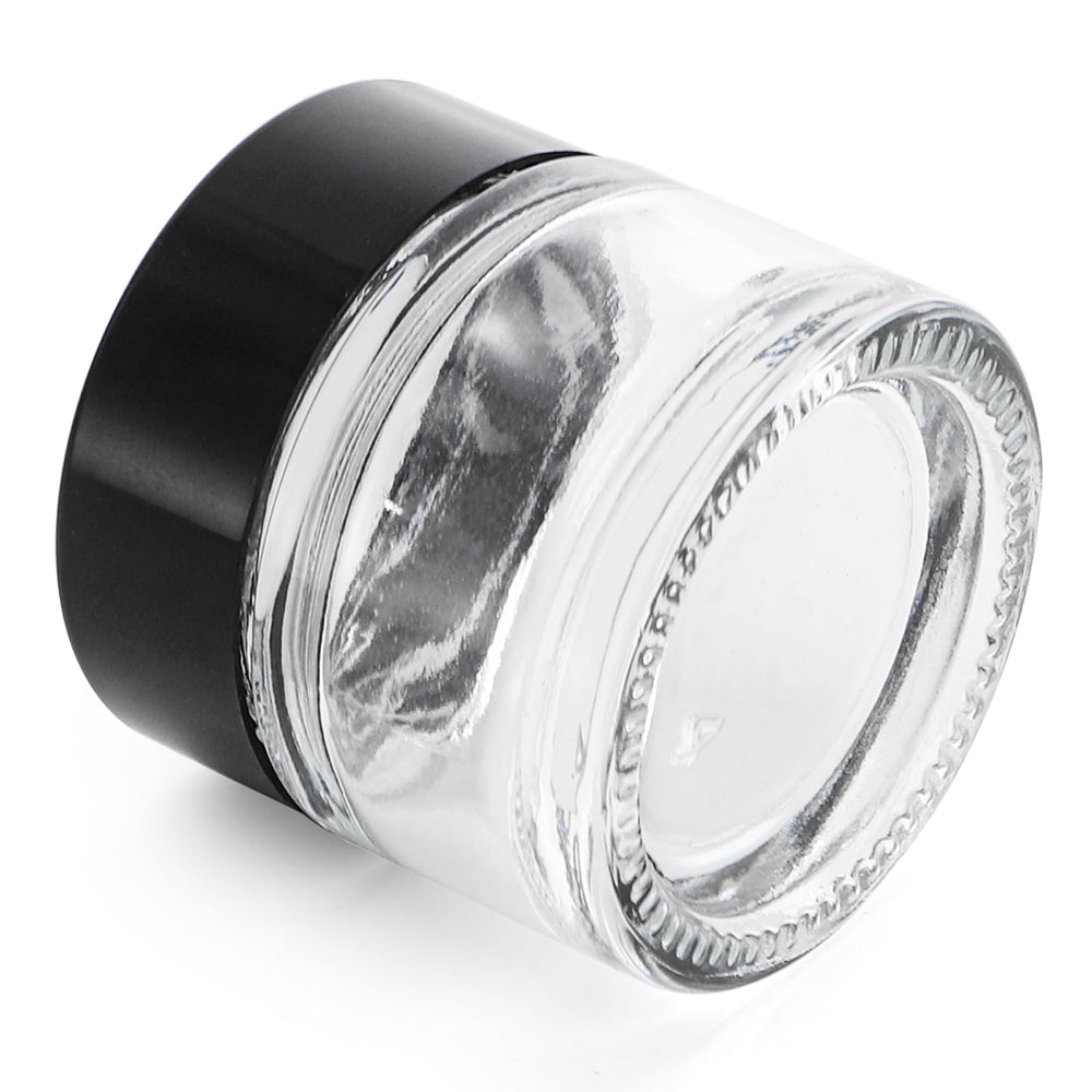 Coloch clear glass displays contents for quick identification and organization.