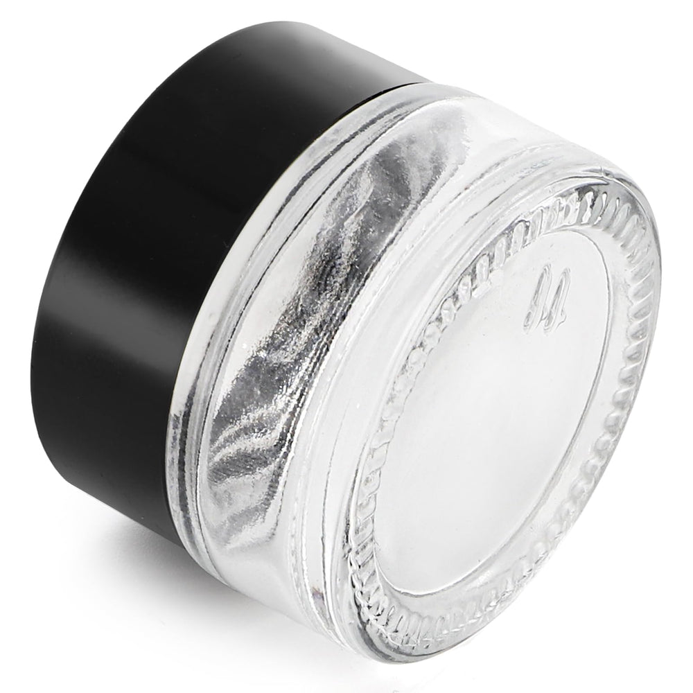 Coloch compact travel-size jars ideal for on-the-go routines.