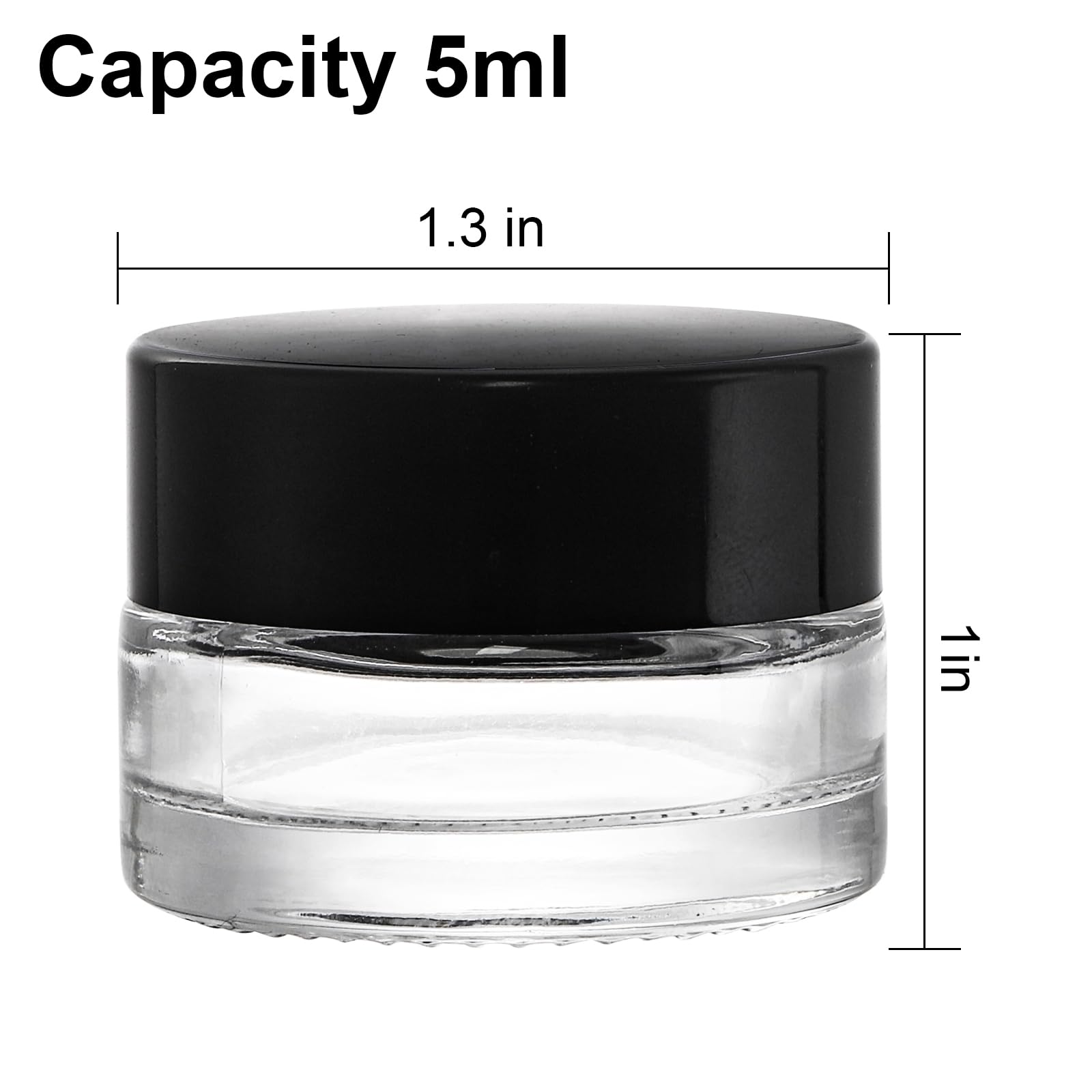 Coloch jar features a heavy base for stable countertop use.