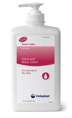 Coloplast Sween Lotion 21oz pump bottle for daily moisturization and massage