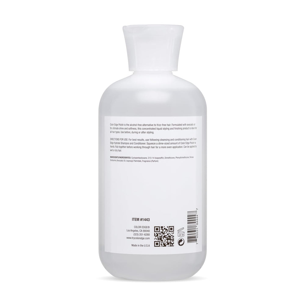 Color Edge Polish ingredient shot shows avocado oil for detangling and nourishment.