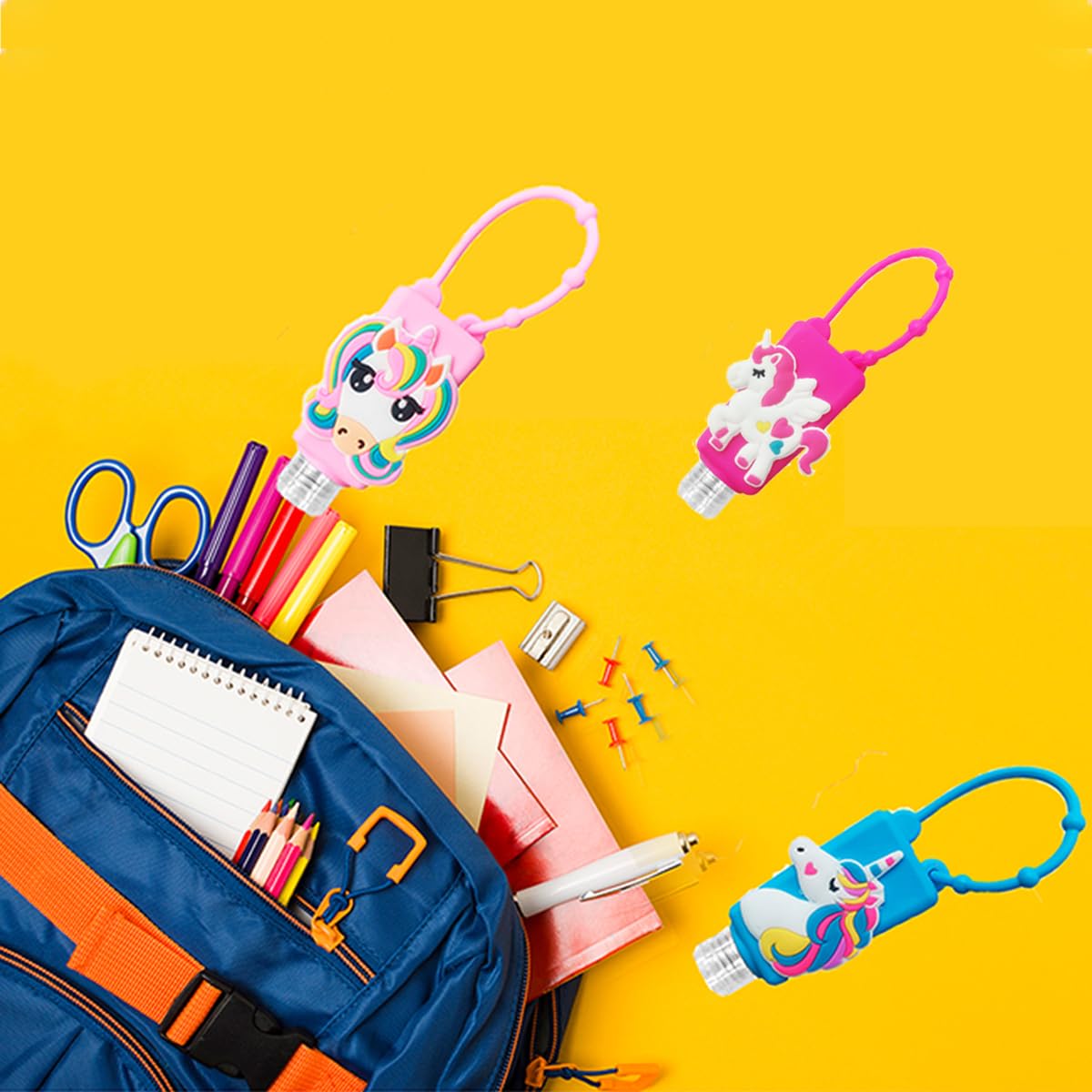 Color Land removable-cap containers showcase easy cleaning and refill after sports, travel, or bath time