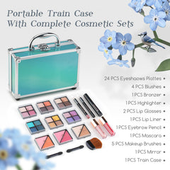 Color Nymph 24-color eyeshadow palette green for versatile day-to-night looks.