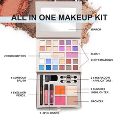 Color Nymph 24-shadows palette delivers rich pigment and blendable color.