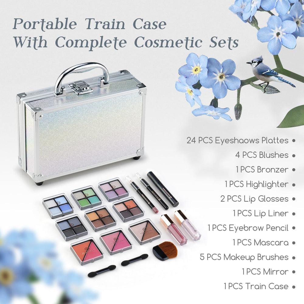 Color Nymph beginner makeup kit 24-eyeshadow palette for versatile daily looks.