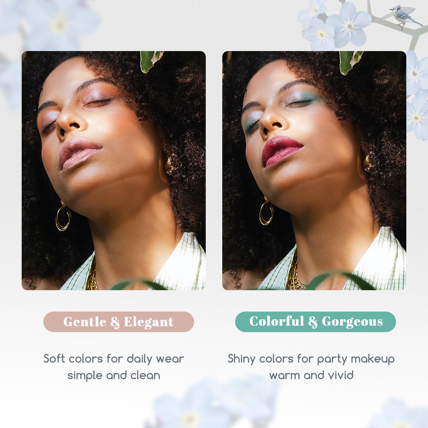 Color Nymph bronzer adds warm glow to complexion.