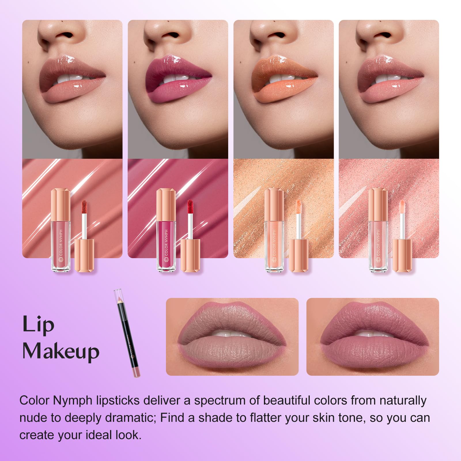 Color Nymph brush-collection presents essential tools for precise application