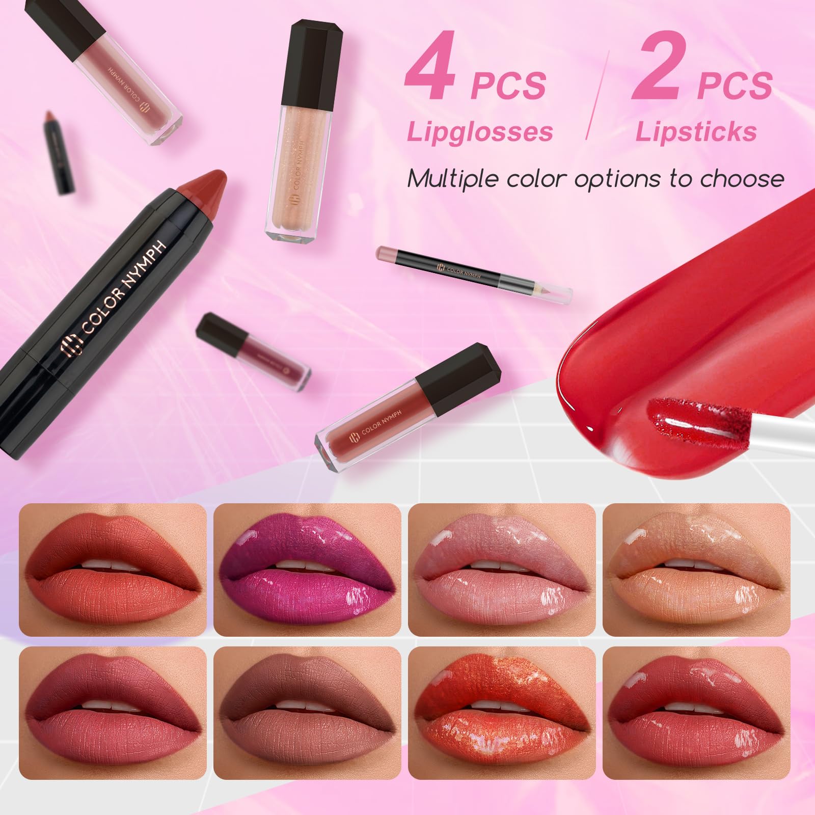 Color Nymph eyeshadow palette with 30 colors enables versatile looks.